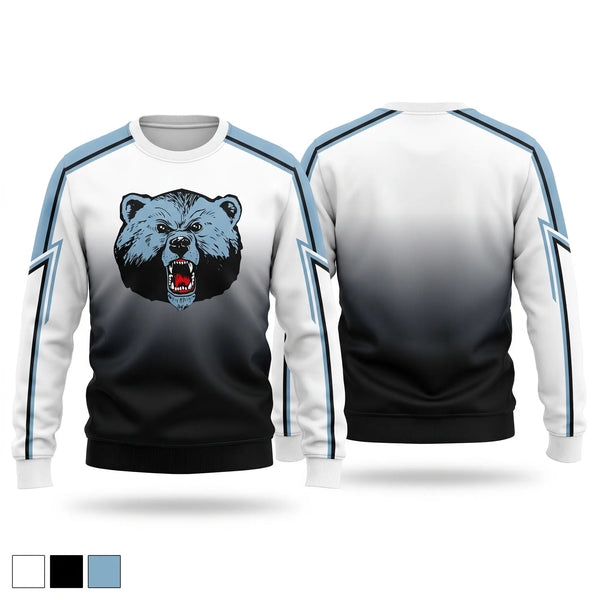 Crew Neck Sweatshirt, Livingstone College Blue Bears, Track & Field, Teamtime, Team time, sublimation, custom sports apparel, team uniforms, spirit wear, spiritwear, sports uniforms, custom shirts, team store, custom team store, fundraiser sports, apparel fundraiser