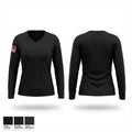 REAPERS 15121064 Women's Long Sleeve V-neck Shirt - 1
