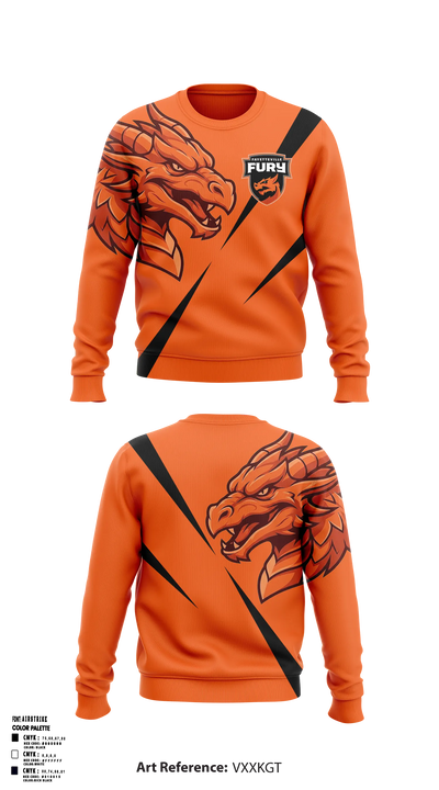 Fayetteville Fury Soccer 75976957 Crew Neck Sweatshirt - 5