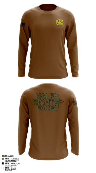 Long Sleeve Performance Shirt, C Co 2/397th, Army, Teamtime, Team time, sublimation, custom sports apparel, team uniforms, spirit wear, spiritwear, sports uniforms, custom shirts, team store, custom team store, fundraiser sports, apparel fundraiser