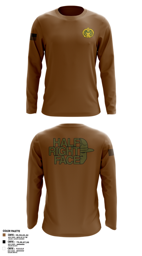 Long Sleeve Performance Shirt, C Co 2/397th, Army, Teamtime, Team time, sublimation, custom sports apparel, team uniforms, spirit wear, spiritwear, sports uniforms, custom shirts, team store, custom team store, fundraiser sports, apparel fundraiser