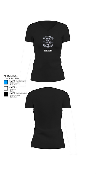 Womens Short Sleeve Vneck Shirt, New York Yankees, Baseball, Teamtime, Team time, sublimation, custom sports apparel, team uniforms, spirit wear, spiritwear, sports uniforms, custom shirts, team store, custom team store, fundraiser sports, apparel fundraiser