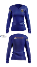 Webb City Police Department 58587049 Women's Long Sleeve V-neck Shirt - 21
