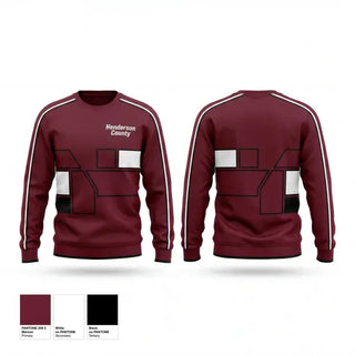 Crew Neck Sweatshirt, Henderson County, Baseball, Teamtime, Team time, sublimation, custom sports apparel, team uniforms, spirit wear, spiritwear, sports uniforms, custom shirts, team store, custom team store, fundraiser sports, apparel fundraiser