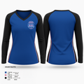 EEA Mentality 83182133 Women's Long Sleeve V-neck Shirt - 1