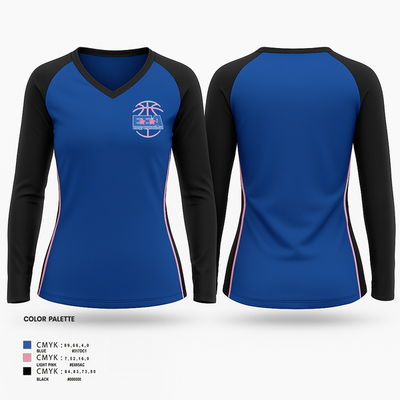 EEA Mentality 83182133 Women's Long Sleeve V-neck Shirt - 1
