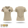 Sheriff department 92336730 Women's Short Sleeve V-neck Shirt - 1