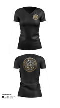 OAG-DT 74111085 Women's Short Sleeve V-neck Shirt - 23
