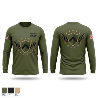 Long Sleeve Performance Shirt, Smyrna SWAT, Police, Teamtime, Team time, sublimation, custom sports apparel, team uniforms, spirit wear, spiritwear, sports uniforms, custom shirts, team store, custom team store, fundraiser sports, apparel fundraiser