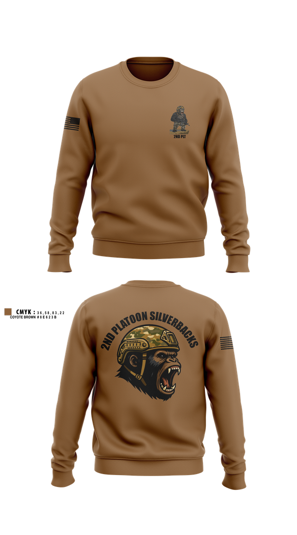 Crew Neck Sweatshirt, 1136th MP Co, , Teamtime, Team time, sublimation, custom sports apparel, team uniforms, spirit wear, spiritwear, sports uniforms, custom shirts, team store, custom team store, fundraiser sports, apparel fundraiser