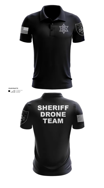 Fayette County Sheriff WV 38752837 Short Sleeve Performance Polo - 232