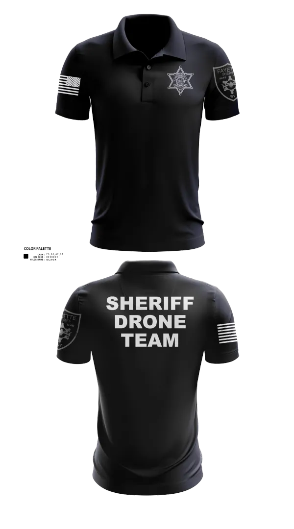 Short Sleeve Performance Polo, Fayette County Sheriff WV, Police, Teamtime, Team time, sublimation, custom sports apparel, team uniforms, spirit wear, spiritwear, sports uniforms, custom shirts, team store, custom team store, fundraiser sports, apparel fundraiser