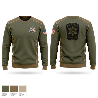 Crew Neck Sweatshirt, Crawford County Sheriffs office, Police, Teamtime, Team time, sublimation, custom sports apparel, team uniforms, spirit wear, spiritwear, sports uniforms, custom shirts, team store, custom team store, fundraiser sports, apparel fundraiser