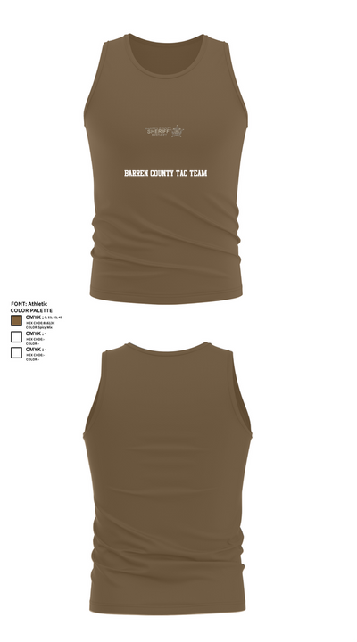 Barren County TAC Team 38222509 Tank Top - 18