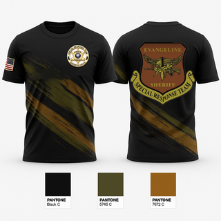 Old School Cotton Feel Shirt, Evangeline Parish Sheriffs Office S.R.T, Police, Teamtime, Team time, sublimation, custom sports apparel, team uniforms, spirit wear, spiritwear, sports uniforms, custom shirts, team store, custom team store, fundraiser sports, apparel fundraiser