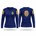 Hazlehurst police Department Women's Long Sleeve V-neck Shirt - 1