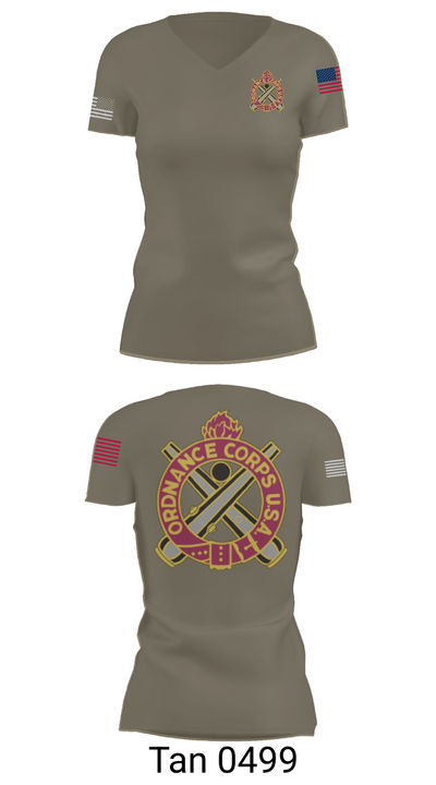 H Co 1-66 37494476 Women's Short Sleeve V-neck Shirt - 68