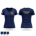 NYSDOCCS Women's Short Sleeve V-neck Shirt - 1