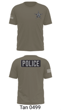 Round Lake Park Police Department 64206362 Old School Cotton Feel Shirt - 8