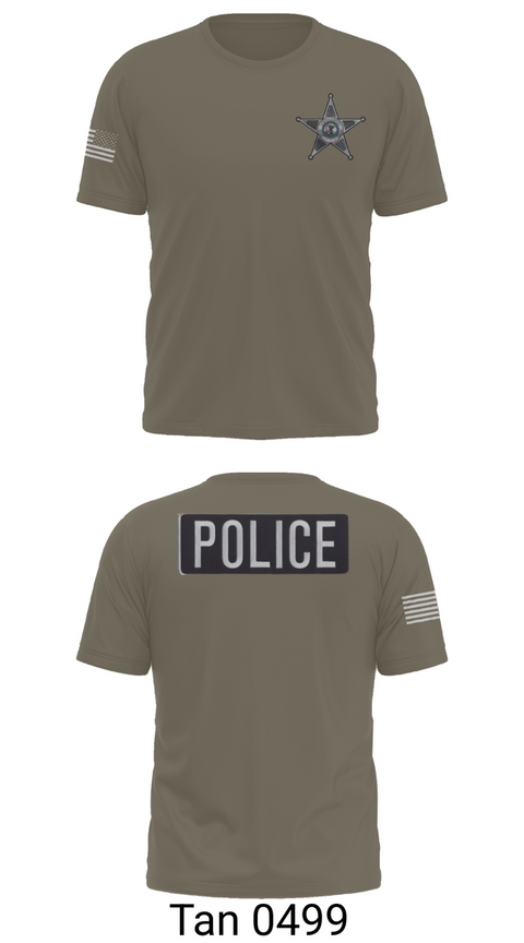 Old School Cotton Feel Shirt, Round Lake Park Police Department, Police, Teamtime, Team time, sublimation, custom sports apparel, team uniforms, spirit wear, spiritwear, sports uniforms, custom shirts, team store, custom team store, fundraiser sports, apparel fundraiser