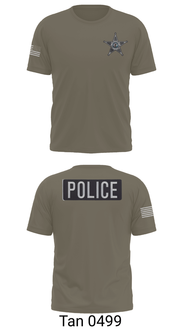 Old School Cotton Feel Shirt, Round Lake Park Police Department, Police, Teamtime, Team time, sublimation, custom sports apparel, team uniforms, spirit wear, spiritwear, sports uniforms, custom shirts, team store, custom team store, fundraiser sports, apparel fundraiser