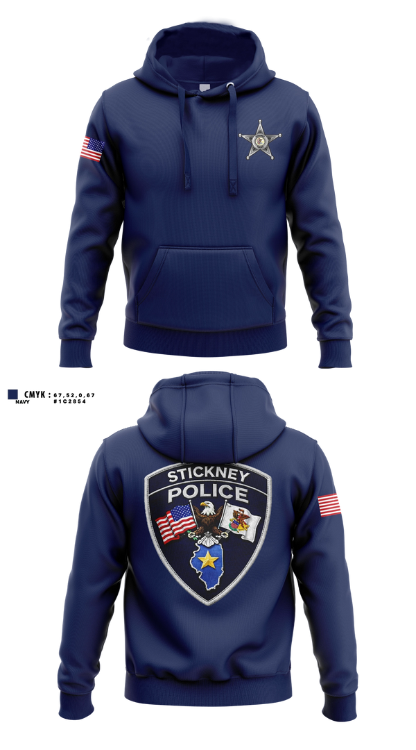Hoodie, Stickney Police, Police, Teamtime, Team time, sublimation, custom sports apparel, team uniforms, spirit wear, spiritwear, sports uniforms, custom shirts, team store, custom team store, fundraiser sports, apparel fundraiser