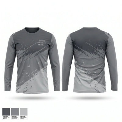 Thomas Jefferson Middle 45162196 Long Sleeve Performance Shirt 2