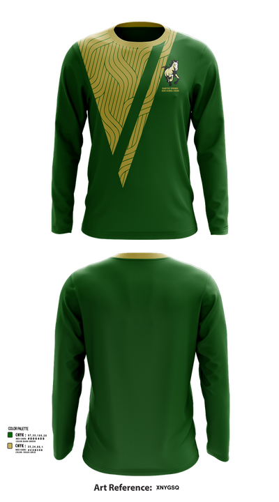 Manitou Springs High School Cheer 43487392 Long Sleeve Performance Shirt 51