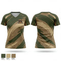 TrenchMOBB OBLOCK 69380361 Women's Short Sleeve V-neck Shirt - 1