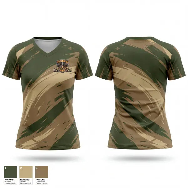 Womens Short Sleeve Vneck Shirt, TrenchMOBB OBLOCK, , Teamtime, Team time, sublimation, custom sports apparel, team uniforms, spirit wear, spiritwear, sports uniforms, custom shirts, team store, custom team store, fundraiser sports, apparel fundraiser