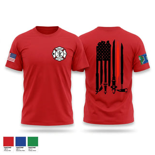 Old School Cotton Feel Shirt, Odessa Fire Department, Fire Department, Teamtime, Team time, sublimation, custom sports apparel, team uniforms, spirit wear, spiritwear, sports uniforms, custom shirts, team store, custom team store, fundraiser sports, apparel fundraiser