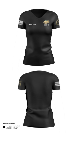 Womens Short Sleeve Vneck Shirt, 319th TC, , Teamtime, Team time, sublimation, custom sports apparel, team uniforms, spirit wear, spiritwear, sports uniforms, custom shirts, team store, custom team store, fundraiser sports, apparel fundraiser