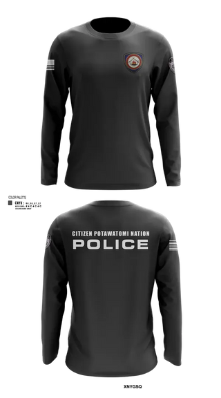 Long Sleeve Performance Shirt, Citizen Pottawatomie nation Police Department, Police, Teamtime, Team time, sublimation, custom sports apparel, team uniforms, spirit wear, spiritwear, sports uniforms, custom shirts, team store, custom team store, fundraiser sports, apparel fundraiser
