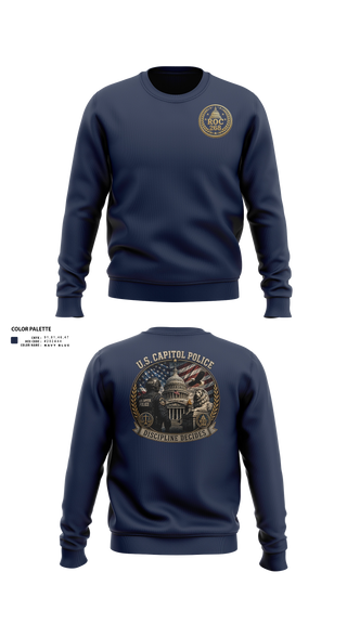 Crew Neck Sweatshirt, USCP ROC 268, Police, Teamtime, Team time, sublimation, custom sports apparel, team uniforms, spirit wear, spiritwear, sports uniforms, custom shirts, team store, custom team store, fundraiser sports, apparel fundraiser