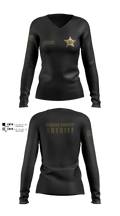 Roseau County Sheriff’s Office Women's Long Sleeve V-neck Shirt - 7