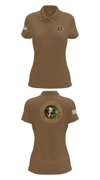 TCSO DISPATCH 56135562 Women's Short Sleeve Performance Polo  - 14
