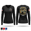 El Paso Women's Long Sleeve V-neck Shirt - 1
