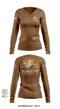 VB 20195801 Women's Long Sleeve V-neck Shirt - 101