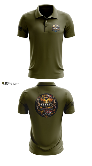 Short Sleeve Performance Polo, RDC Outdoors, Police, Teamtime, Team time, sublimation, custom sports apparel, team uniforms, spirit wear, spiritwear, sports uniforms, custom shirts, team store, custom team store, fundraiser sports, apparel fundraiser