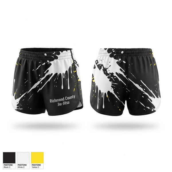 Womens Shorts, Richmond County Jiu-Jitsu, , Teamtime, Team time, sublimation, custom sports apparel, team uniforms, spirit wear, spiritwear, sports uniforms, custom shirts, team store, custom team store, fundraiser sports, apparel fundraiser