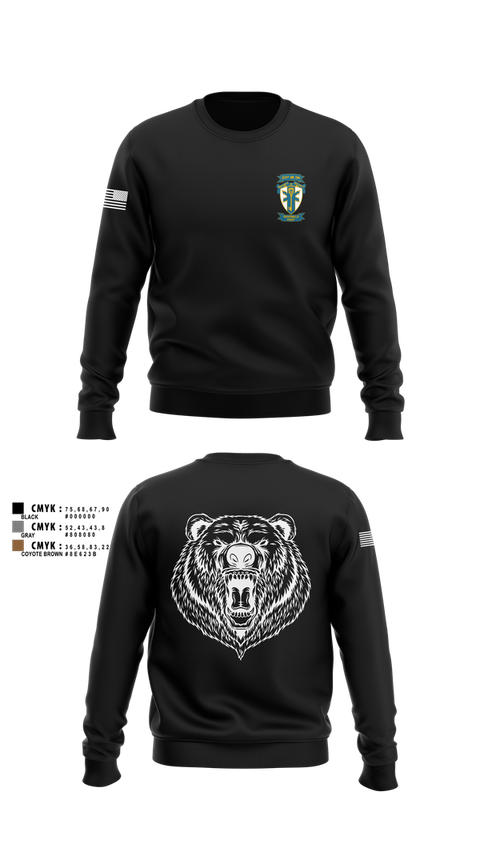 Crew Neck Sweatshirt, HQ, 309TH MI BN, , Teamtime, Team time, sublimation, custom sports apparel, team uniforms, spirit wear, spiritwear, sports uniforms, custom shirts, team store, custom team store, fundraiser sports, apparel fundraiser