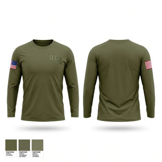 Long Sleeve Performance Shirt, B Co 122ND ASB, Army, Teamtime, Team time, sublimation, custom sports apparel, team uniforms, spirit wear, spiritwear, sports uniforms, custom shirts, team store, custom team store, fundraiser sports, apparel fundraiser