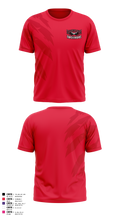 Carolina Track Hawks Short Sleeve Performance Shirt - 4
