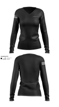 TacBlocks 46395240 Women's Long Sleeve V-neck Shirt - 21