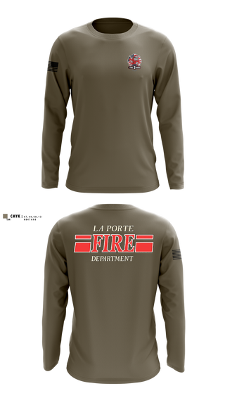 Long Sleeve Performance Shirt, La Porte, Fire Department, Teamtime, Team time, sublimation, custom sports apparel, team uniforms, spirit wear, spiritwear, sports uniforms, custom shirts, team store, custom team store, fundraiser sports, apparel fundraiser