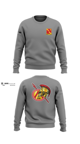 Crew Neck Sweatshirt, 135th FSC, Army, Teamtime, Team time, sublimation, custom sports apparel, team uniforms, spirit wear, spiritwear, sports uniforms, custom shirts, team store, custom team store, fundraiser sports, apparel fundraiser
