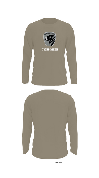 Long Sleeve Performance Shirt, 743rd MI BN, , Teamtime, Team time, sublimation, custom sports apparel, team uniforms, spirit wear, spiritwear, sports uniforms, custom shirts, team store, custom team store, fundraiser sports, apparel fundraiser