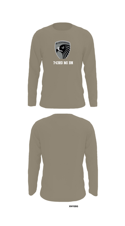 743rd MI BN 75372037 Long Sleeve Performance Shirt 72