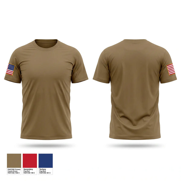 Old School Cotton Feel Shirt, 1-36 Alpha company, Army, Teamtime, Team time, sublimation, custom sports apparel, team uniforms, spirit wear, spiritwear, sports uniforms, custom shirts, team store, custom team store, fundraiser sports, apparel fundraiser