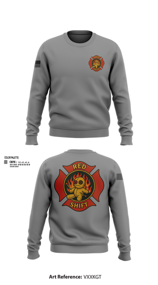 Crew Neck Sweatshirt, City of Lake Geneva Fire Department, , Teamtime, Team time, sublimation, custom sports apparel, team uniforms, spirit wear, spiritwear, sports uniforms, custom shirts, team store, custom team store, fundraiser sports, apparel fundraiser